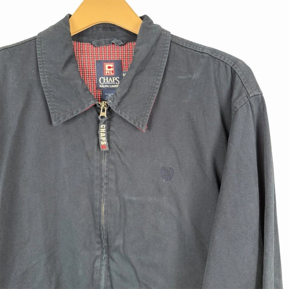 Vintage Chaps Ralph Lauren Harrington Jacket Men’s Size M Navy Blue